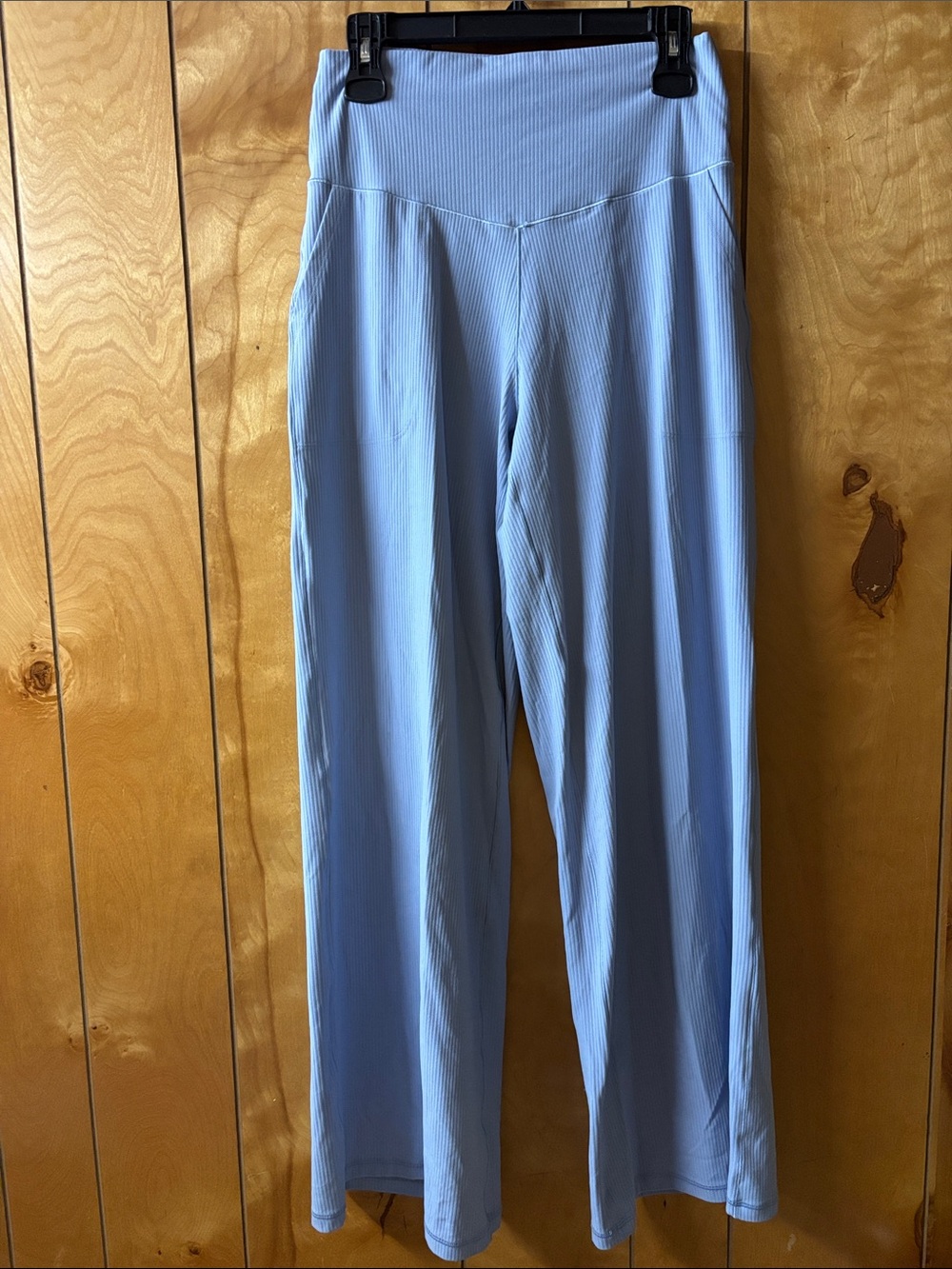 aerie Pale Blue Ribbed pants - Picture 5 of 8